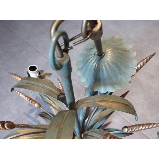 1960s Epis de Blé Pendant Chandelier by Maison Masca, circa 1970 For Sale - Image 5 of 18