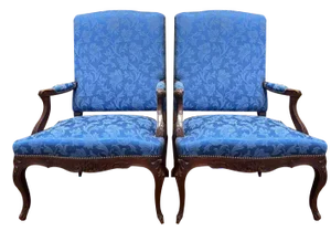 Set of Louis Xv Cabriolet Armchairs