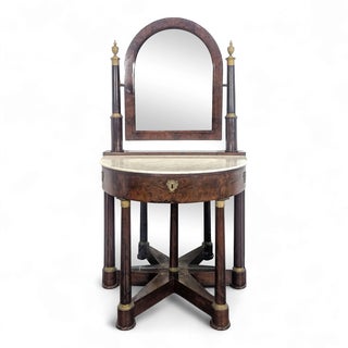 Empire Half-Glazed Dressing Table For Sale