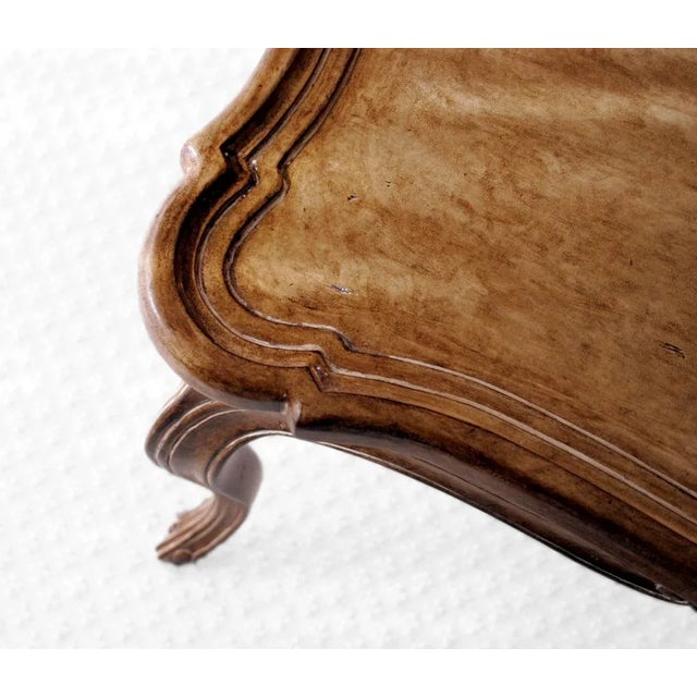 American Louis XV Provincial Style Side Tables - "Laurentine" a Pair For Sale - Image 3 of 6