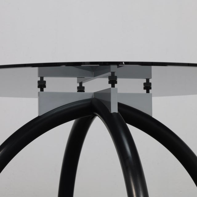 Metal Vintage Spider Dining Table by Ettore Sottsass for Knoll International, Italy, 1980s For Sale - Image 7 of 10