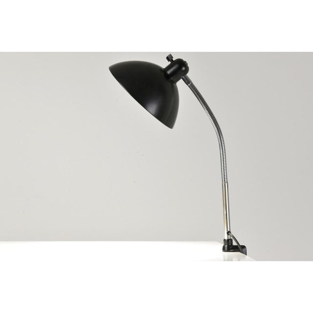 Clamp Light with Gooseneck, Germany, 1940s For Sale - Image 4 of 7