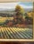Yellow Landscape Vineyards Oil Painting For Sale - Image 8 of 13