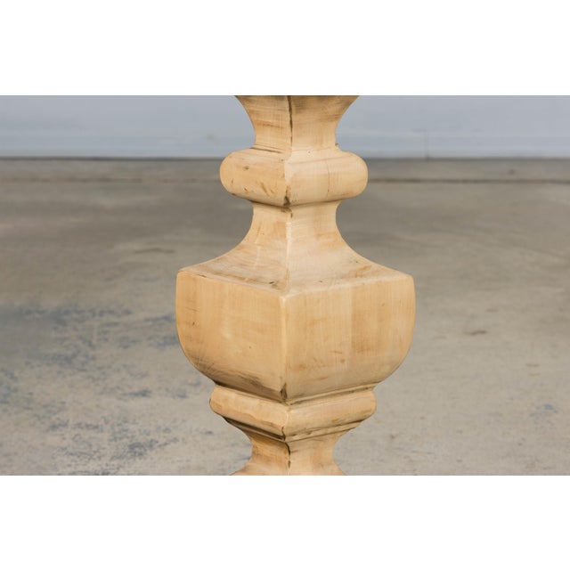 Country French Louis XIII Style Bleached Mixed Wood Folding Table For Sale - Image 15 of 18