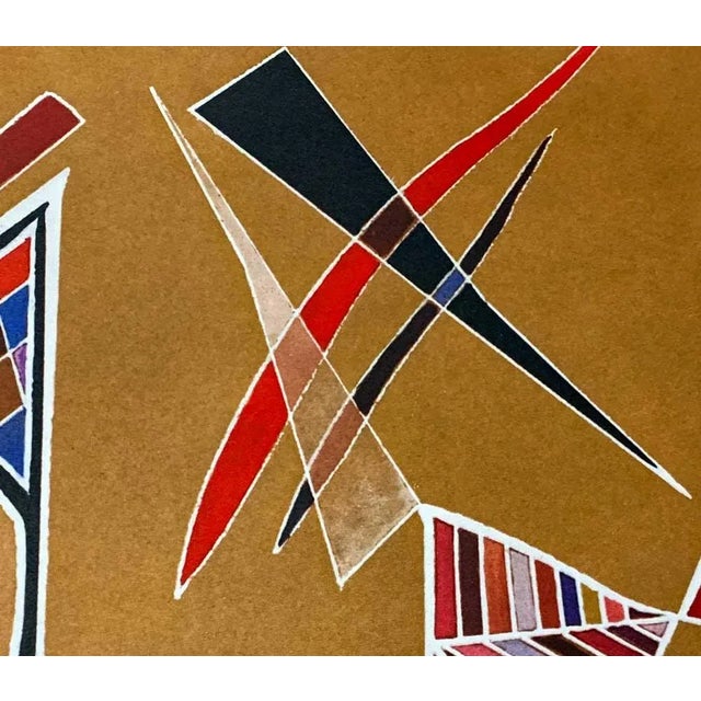 Mid-Century Modern Wassily Kandinsky Limited Edition Lithograph No. 167 W/Frame Included For Sale - Image 3 of 6