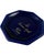 Vintage Le Grand Hotel Paris Cobalt Blue Ceramic Ashtray Catchall Dish For Sale - Image 4 of 9