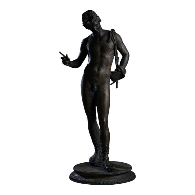 Bronze of Narcissus after the Antique, 20th Century For Sale
