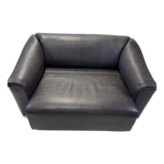 DS-47 2-Seater Sofa in Dark Brown Neck Leather from de Sede, 1970s For Sale