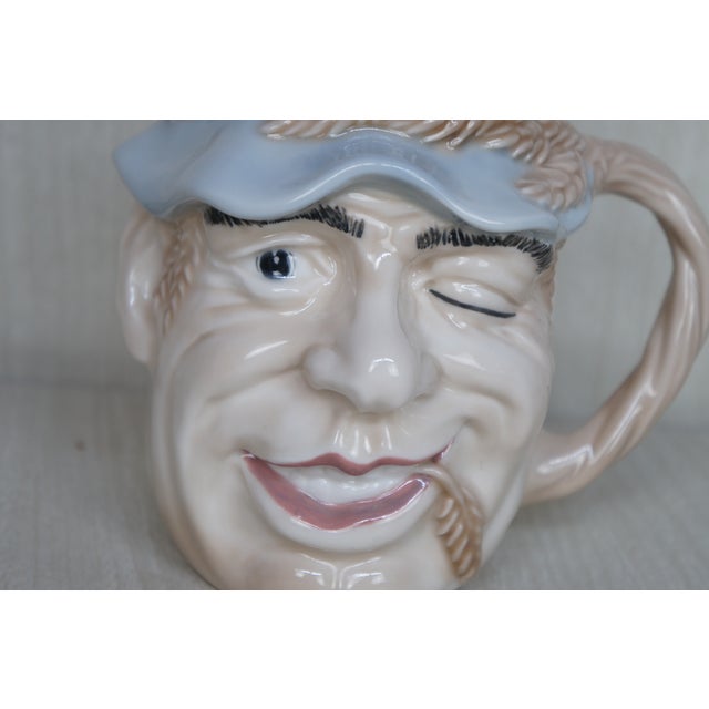 Royal Doulton 1980s English Royal Doulton John Barleycorn Tankard Folk Character Toby Jug For Sale - Image 4 of 13