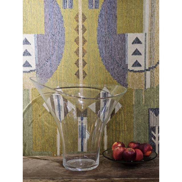 Large Decorative Glass Vase, 1990s For Sale - Image 14 of 15