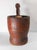 19th Century 19th Century American Primitive Mortar and Pestle in Old Red Paint For Sale - Image 5 of 14