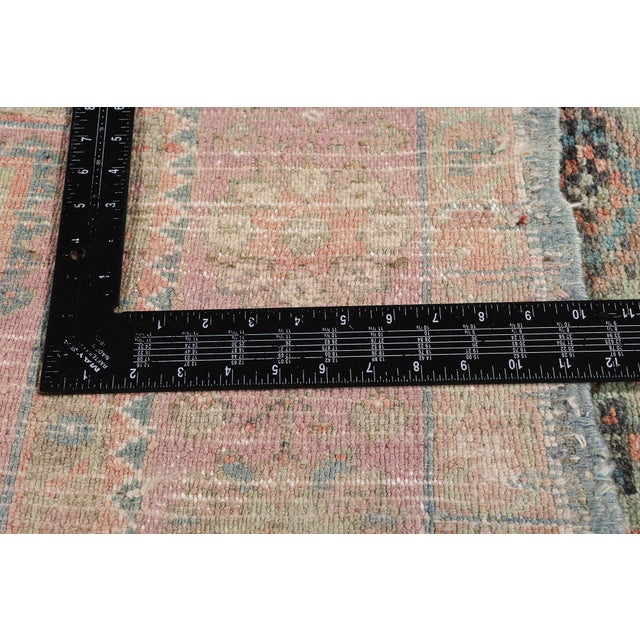 Textile Vintage Turkish Oushak Rug, 04'03 X 06'00 For Sale - Image 7 of 10