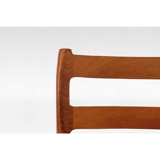 Wood Model 84 Dining Chairs by Niels Otto Møller for J.L. Møller Mobelfabrik, Denmark, 1960s, Set of 4 For Sale - Image 7 of 9