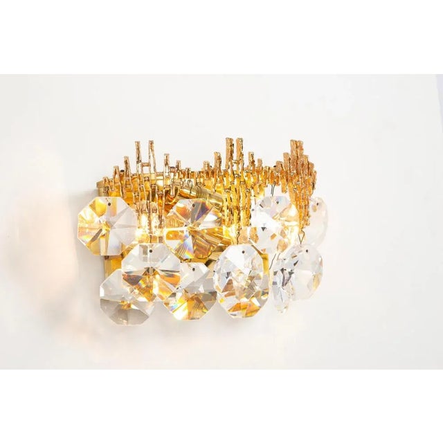 Crystal Wall Lights by Sciolari for Palwa, Germany, 1960s, Set of 2 For Sale - Image 6 of 9