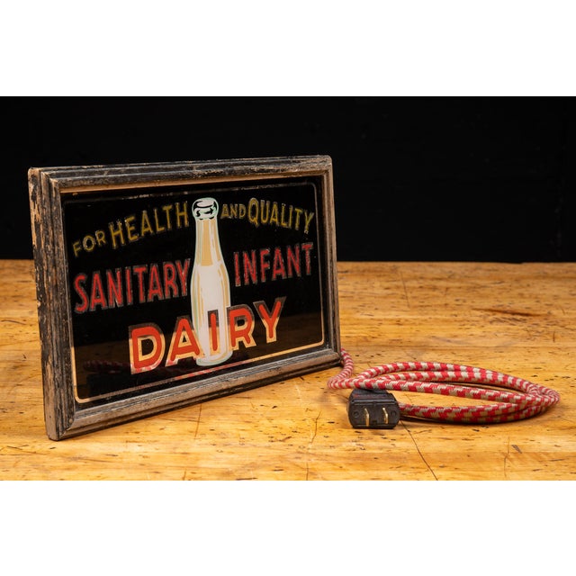 c. 1930s-1940s; mfd. by Fred E. Gilbert Co. - San Francisco, CA Illuminated countertop advertising sign promoting "For...