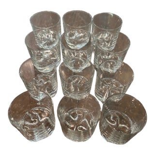 1970s Littala Gaissa Whisky Glasses - Set of 12 For Sale