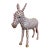 Herend Hungarian Hand Painted Donkey With Gold Hooves, C. 1990's For Sale