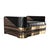 "Semiretta" Ottoman with Bronze, Polished Ebony, Stainless Steel Bizimyer Furniture. Unmatched. Unrivalled. Designed by...