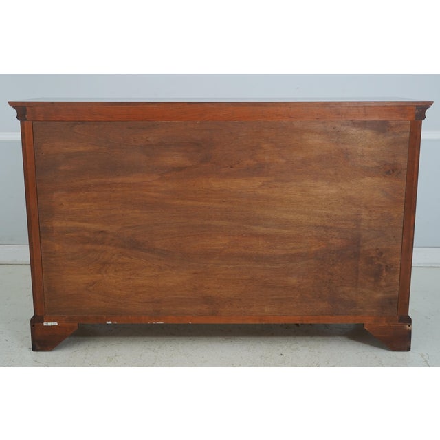 Stickley Cherry Chippendale Large Bedroom Dresser For Sale - Image 14 of 16