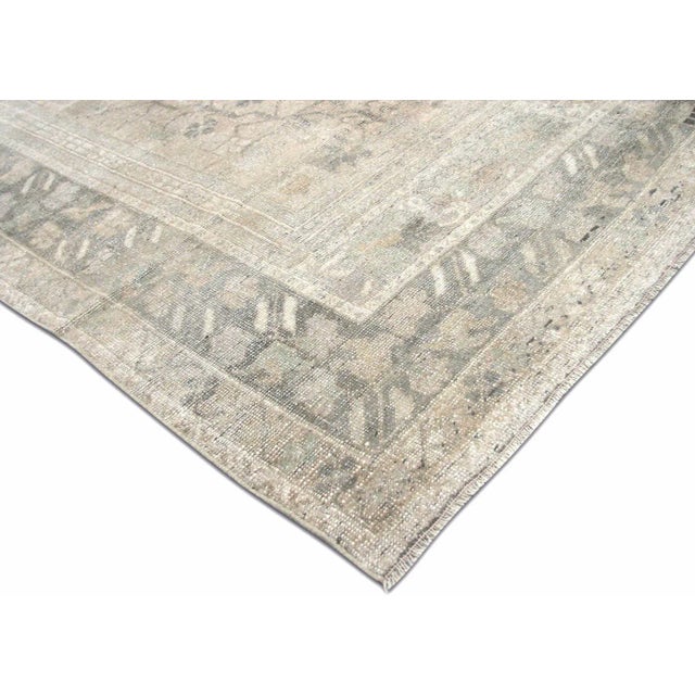 Traditional 1960s Turkish Oushak Rug For Sale - Image 3 of 4