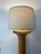 Late 20th Century Vintage Italian Wood Architectural Column Floor Lamp With Brass Finial For Sale - Image 5 of 11