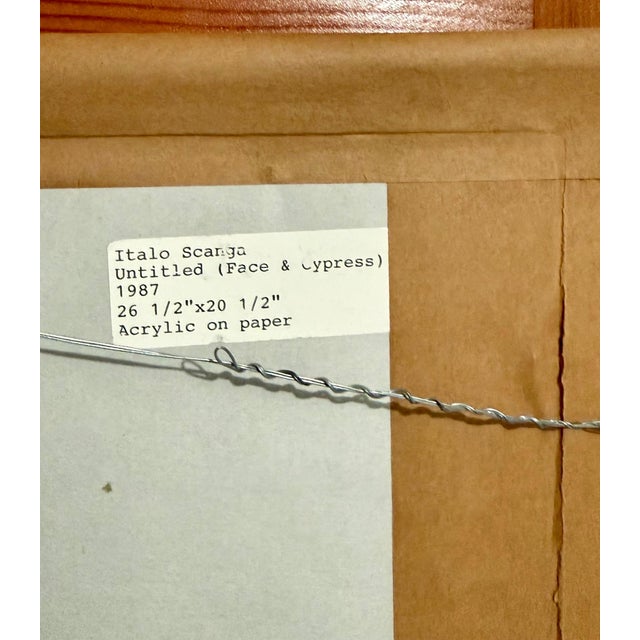 Italo Scanga, Italian Neo Figurative Pop Art Painting Italo Scanga Artist Frame Memphis For Sale - Image 12 of 12