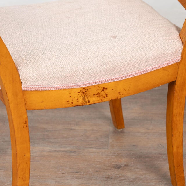 Yellow Late 19th Century Biedermeier Style Birch Stools From Sweden For Sale - Image 8 of 11