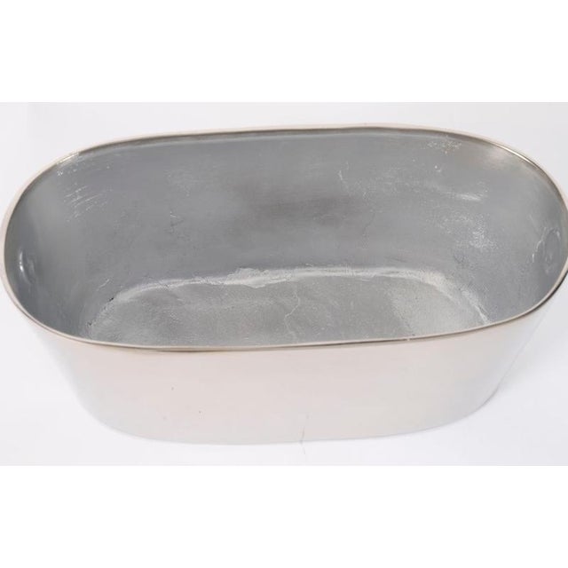 Vintage Silver-Plated Champagne Cooler on Stand, 20th Century For Sale - Image 10 of 14