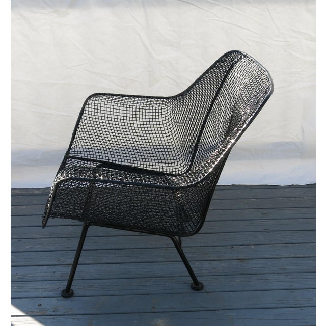 1960s Sculptura Wrought Iron Lounge Chair Attributed to Woodard Chairish