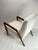 Mid-Century Italian Armchair in Wood and Fabric in the style of Paolo Buffa, 1950 For Sale - Image 10 of 12