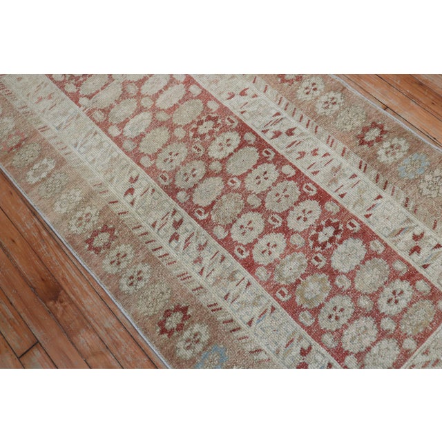 Early 20th Century Zabihi Collection Soft Brown Persian Kurd Scatter Rug For Sale - Image 5 of 8