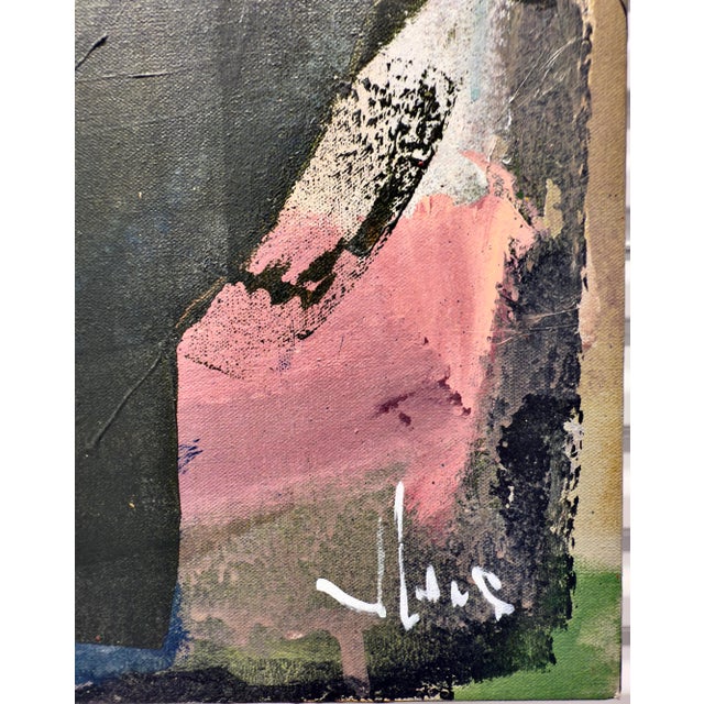 Original Abstract Expressionist Oil and Acrylic Portrait For Sale - Image 10 of 10