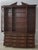 Chippendale 1990s Baker Colonial Williamsburg Mahogany Chippendale Breakfront For Sale - Image 3 of 18