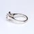 Contemporary Neil Lane 14k White Gold Diamond Halo Engagement Ring With 0.5ct Round Brilliant, Size 4.75 For Sale - Image 3 of 11