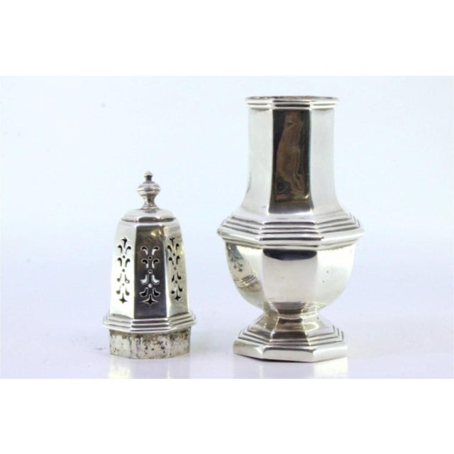 Metal Silver Sprinkler in Octagonal Shape For Sale - Image 7 of 8