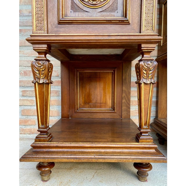 19th Century French Marble Top Bedside Tables, 1890s, Set of 2 For Sale - Image 13 of 18