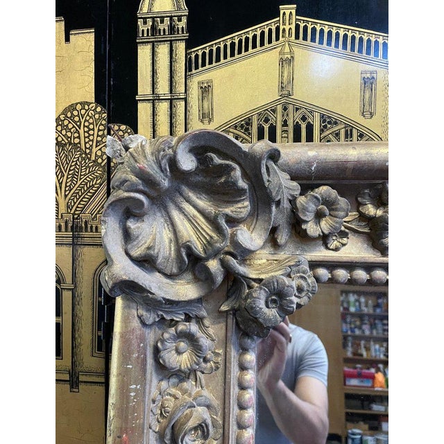 Period: 19th century Style: Napoleon 3rd Condition: Needs to be restored Material: Stucco Width: 147Height: 165Depth: 10...