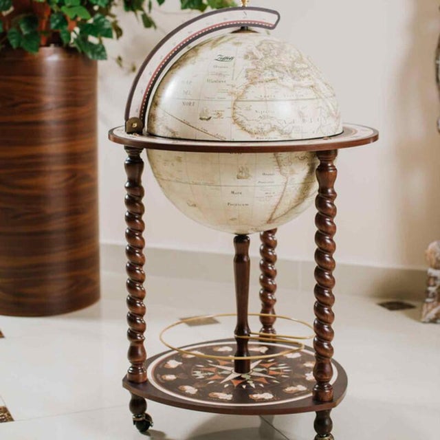 Contemporary Explora Globe Bar by Zoffoli Mappamondi For Sale - Image 3 of 12