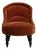 19th Century France Napoleon III Burnt Orange Wood Armchair For Sale
