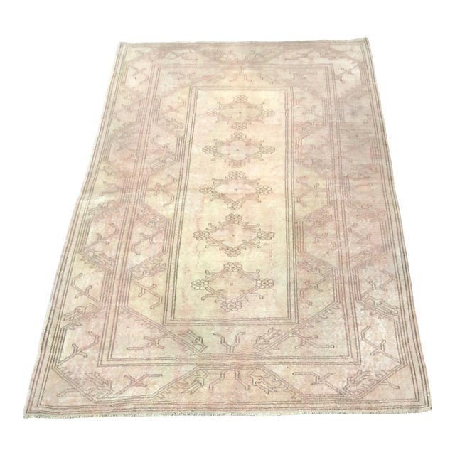 Vintage Traditional Turkish Living Area Rug For Sale