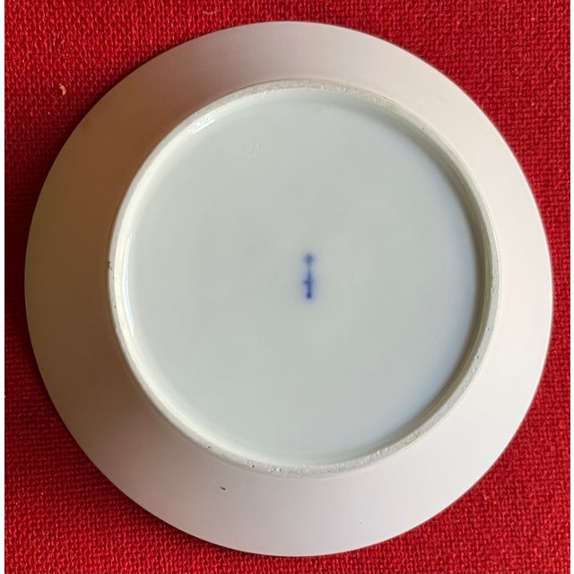Ceramic Antique Early 19th Century German Berlin Porcelain Saucer Dish From From the Frederick Duke of York Service Circa 1815 For Sale - Image 7 of 10