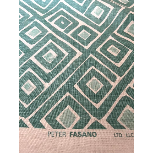 Peter Fasano Labyrinth Fabric in Bahama - 3/4 Yard For Sale In Miami - Image 6 of 6