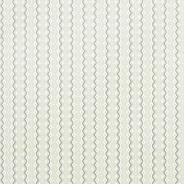 2020s Schumacher x Neisha Crosland Centipede Stripe Wallpaper in Pumice For Sale - Image 5 of 5