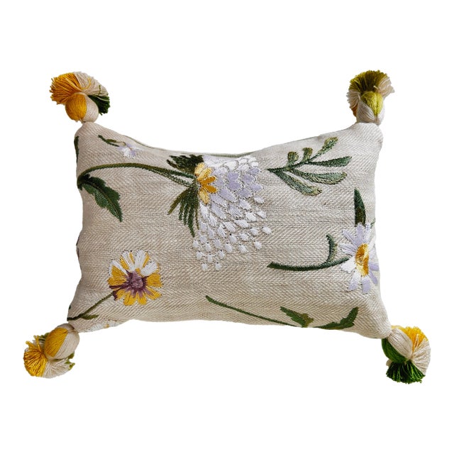 Lavender Scented Accent Pillow in Nina Campbell and Chelsea Textiles For Sale