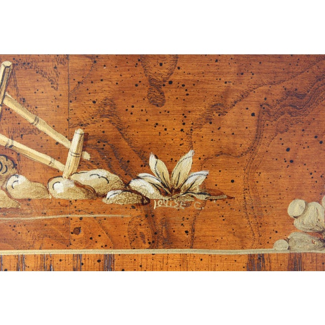 1980s 1980s Hekman Chinoiserie Drop-Front Desk For Sale - Image 5 of 18