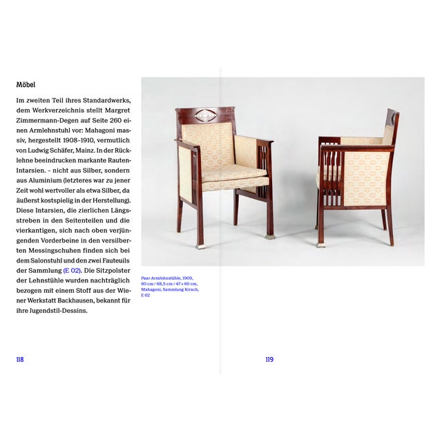 Antique Art Nouveau Seating Group by Hans Christiansen for Ludwig Schäfer, 1890s, Set of 3 For Sale - Image 9 of 18