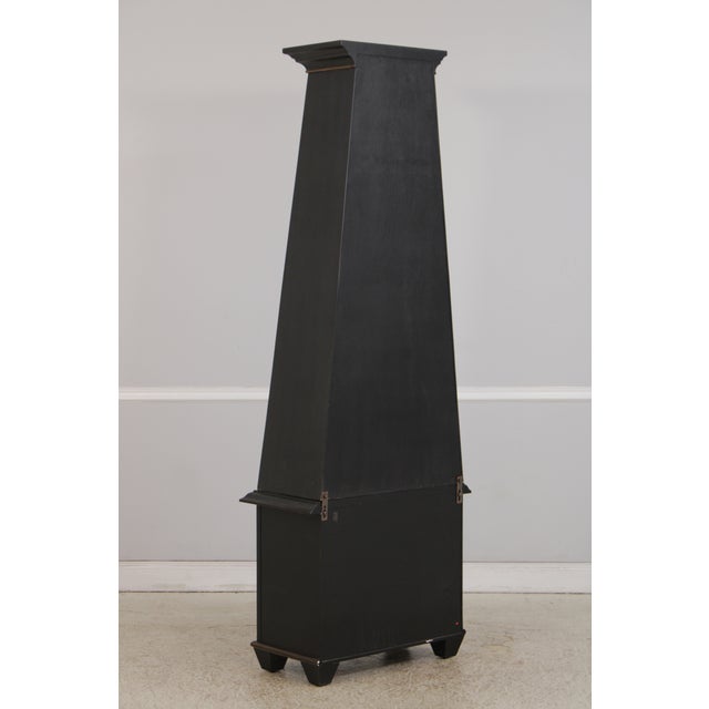 Regency Style Paint Decorated Open Bookshelf Unit For Sale - Image 16 of 16