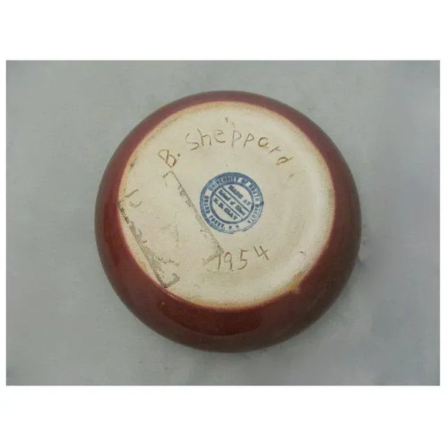 1950s University Of North Dakota Pottery Bowl For Sale - Image 5 of 6