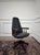 English Chesterfield Desk Chair in Black For Sale - Image 9 of 9