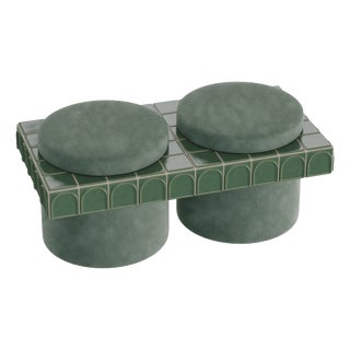 Enigma II Stool Handmade by Malabar For Sale
